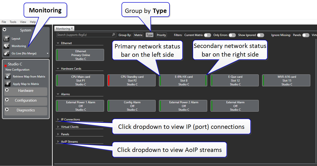 SMPTE 2022-7 Monitoring 